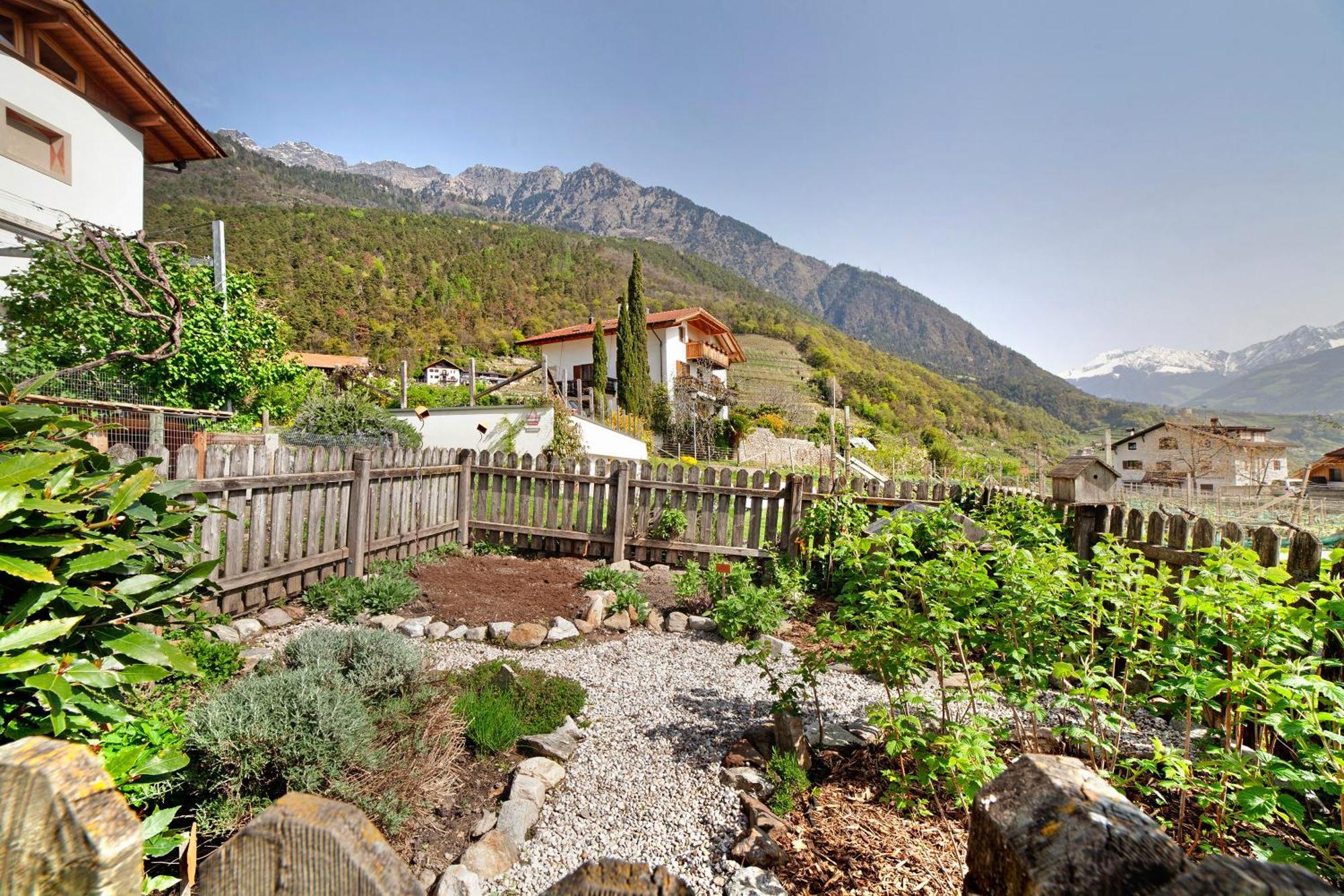 Froehlichhof Wohnung Apfelbluete Lagundo Εξωτερικό φωτογραφία